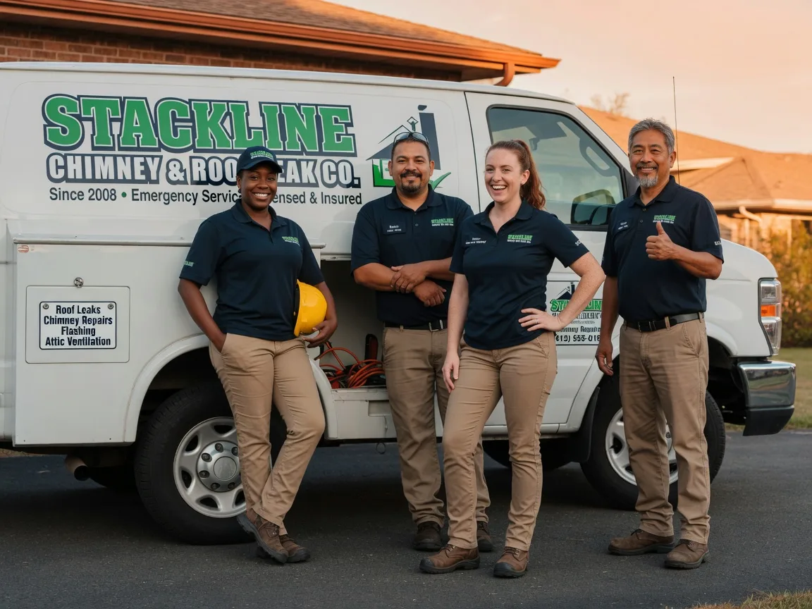 Chimney flashing repair company in Lake City, KS
